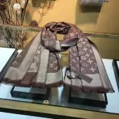 foulard louis vuitton marron monogram pas cher laine soie l180cm w70cm 1026